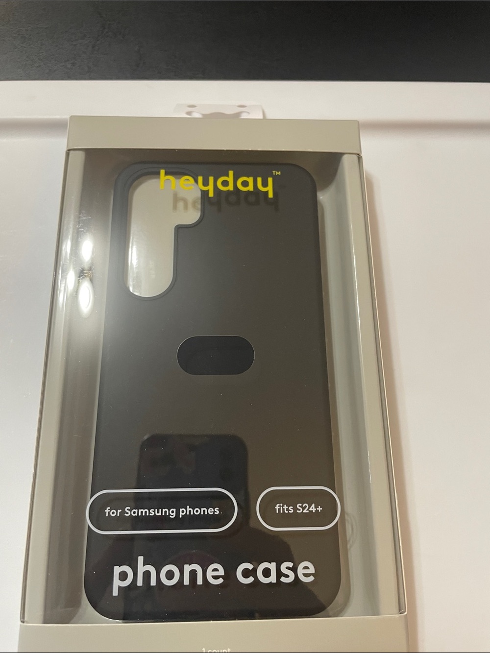heyday Black Phone Case for Samsung S24+